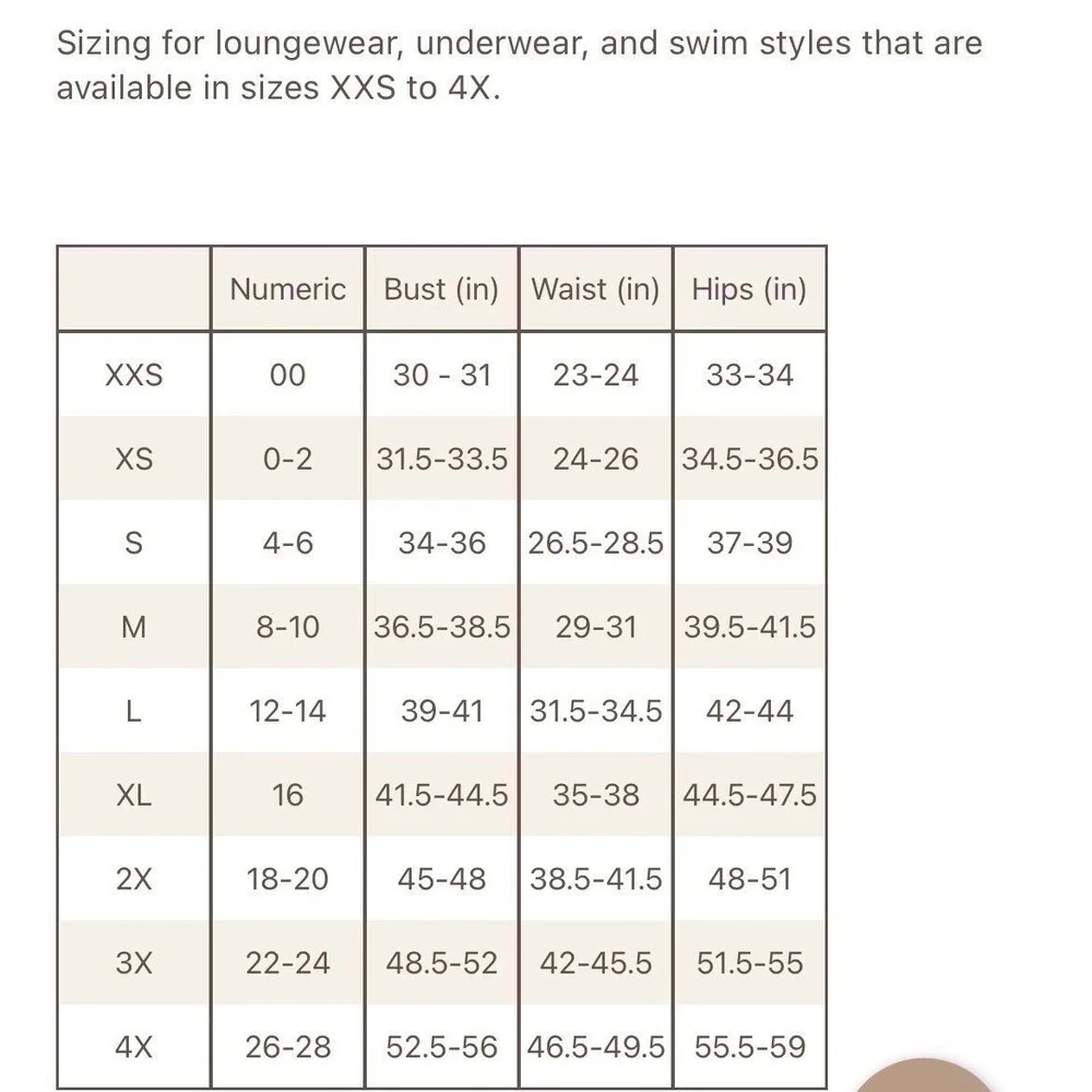 SKIMS‎ Swim Cheeky Tanga Bottoms Cocoa XL